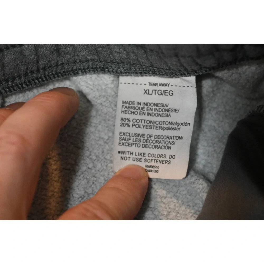 Under Armour Jogger Sweatpants Mens XL Gray Cotton Blend Athletic Excellent